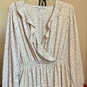 Polka Dot Long Sleeve Top